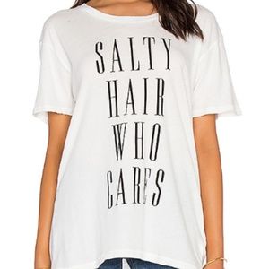 "Salty Hair Who Cares" Tee